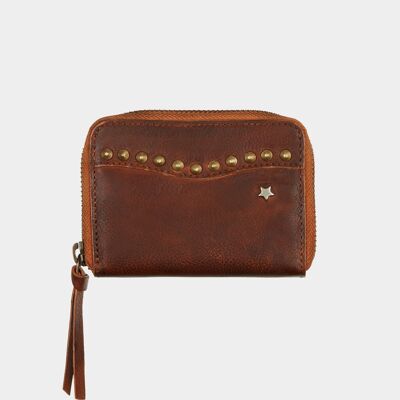 Small leather wallet - tabacoo