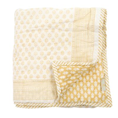 Little Bouti Reversible Baby Quilt - Jodphur Sand