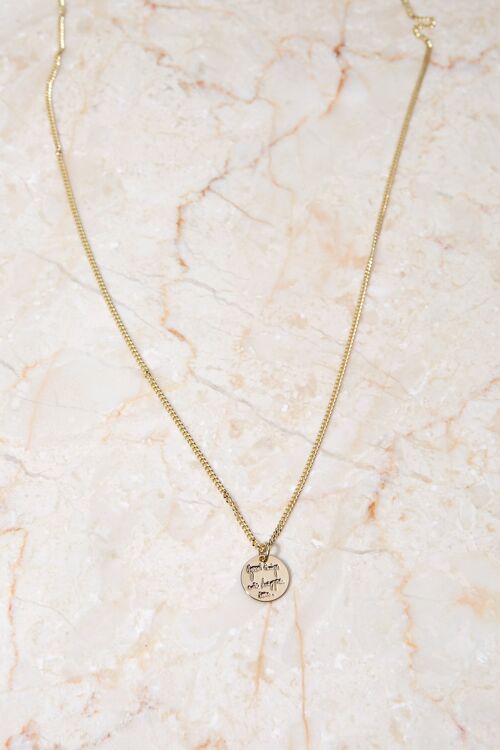 Written Solid Good Necklace - Mini Good