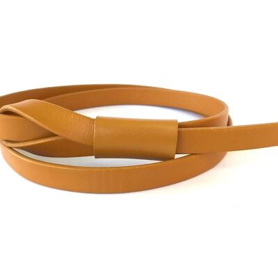 Belt with pouch - GOLDEN YELLOW-110cm
