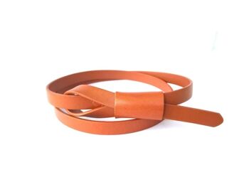 Ceinture avec pochon - ORANGE CORAIL-110cm 1