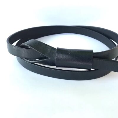 Belt with pouch - BLACK-120cm