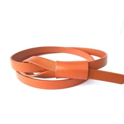 Ceinture avec pochon - ORANGE CORAIL-120cm