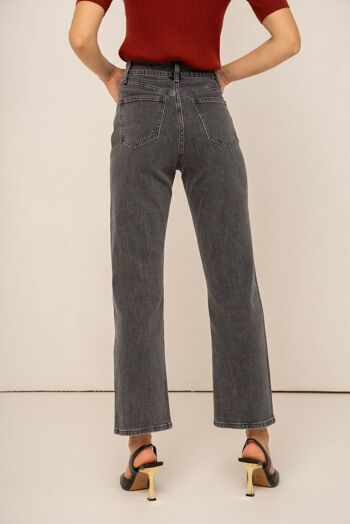 Jeans Solange Straight GRIS 5