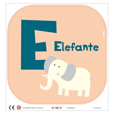 Let's Learn the Alphabet in Portuguese - E