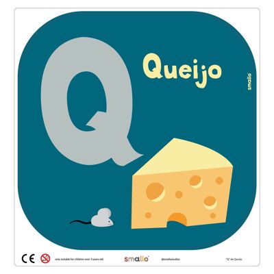 Let's Learn the Alphabet in Portuguese - Q