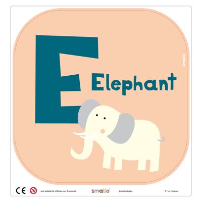 Let's Learn the Alphabet in English - E