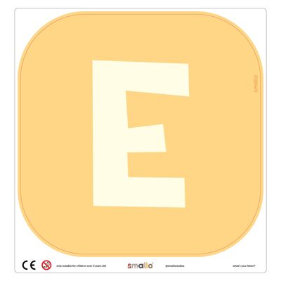 Choose your letter in Yellow - E