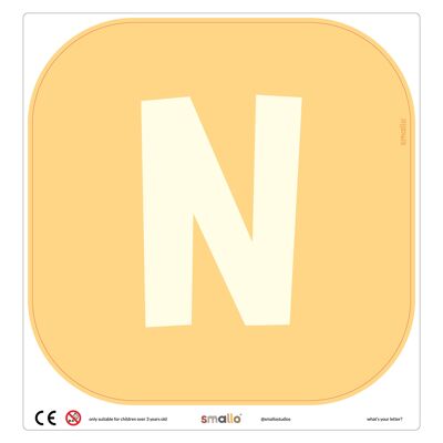 Choose your letter in Yellow - N