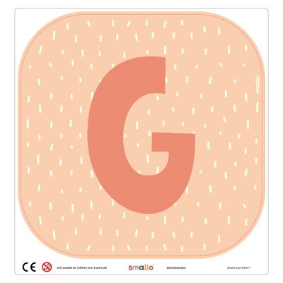 Choose your letter in Salmon with Sparks - G