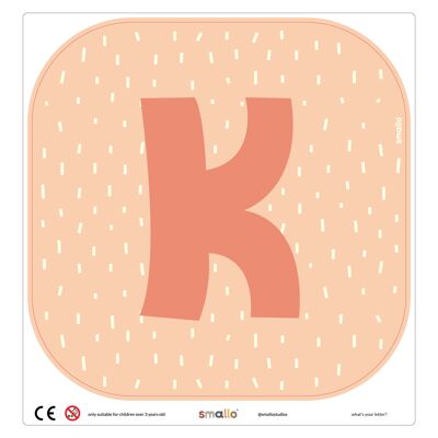 Choose your letter in Salmon with Sparks - K