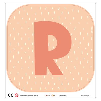 Choose your letter in Salmon with Sparks - R