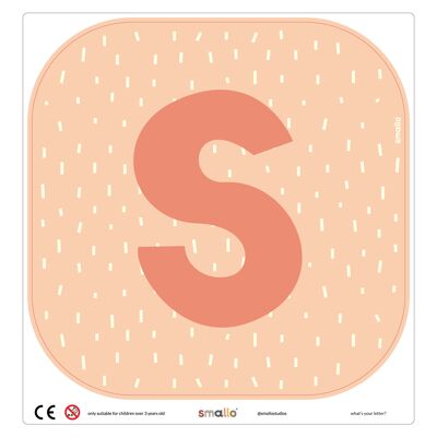 Choose your letter in Salmon with Sparks - S