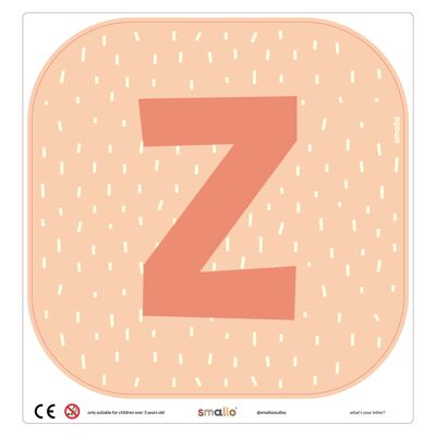 Choose your letter in Salmon with Sparks - Z