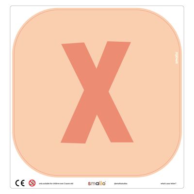 Choose your letter in Salmon - X