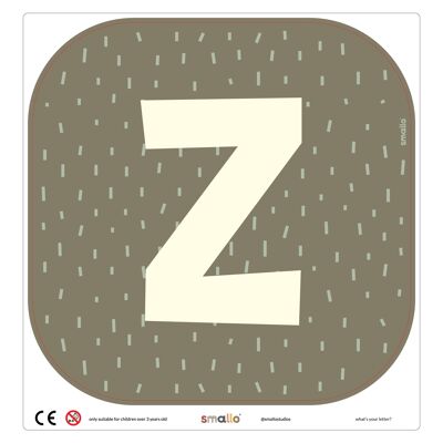 Choose your letter in Olive Green with Sparks - Z