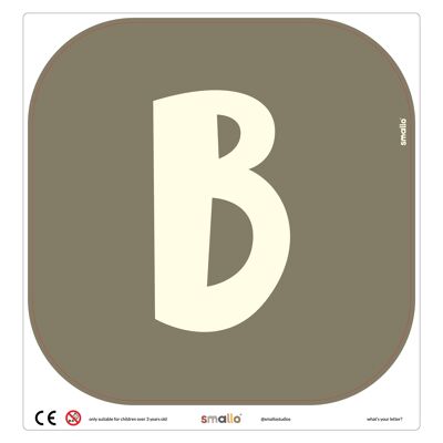 Choose your letter in Olive Green - B