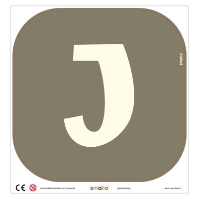 Choose your letter in Olive Green - J