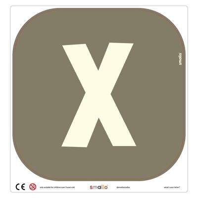 Choose your letter in Olive Green - X