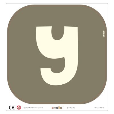 Choose your letter in Olive Green - Y