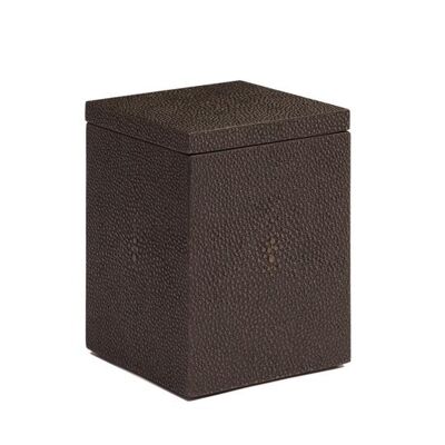 Chelsea Cotton Wool Box Shagreen Chocolate