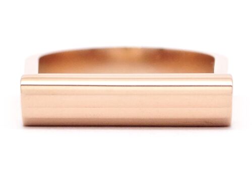 Rose Gold Round Bar Ring