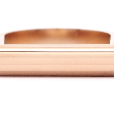 Rose Gold Round Bar Ring