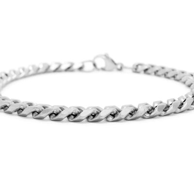 Stainless Steel Curb Link Bracelet