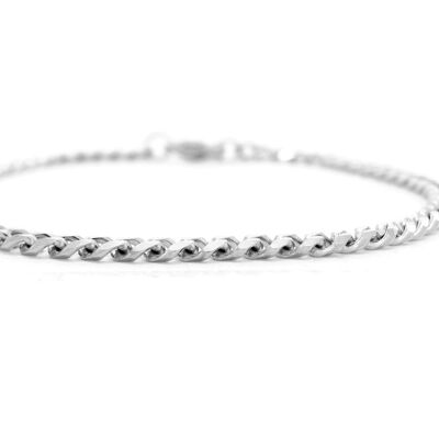 Sterling Silver Thin Chain Bracelet