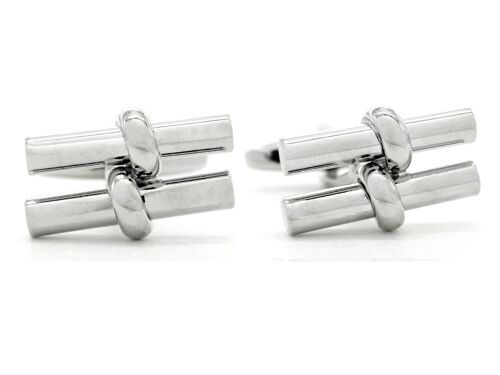 Sterling Silver Rod Cufflinks