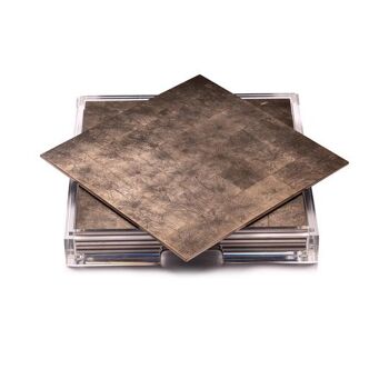 Placebox Clear Silver Leaf Chic Matte Taupe 2