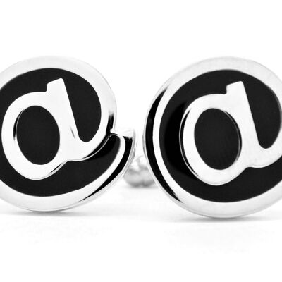 Sterling Silver Email @ Cufflinks
