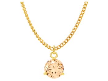Collier Or Gemme Champagne 1
