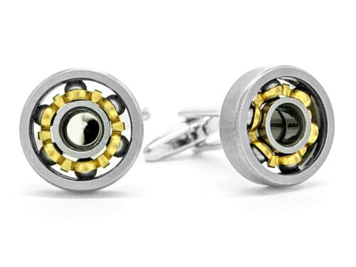 Stainless Steel Car Ball Bearings Cufflinks