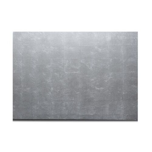 Silver Leaf Matte Chic Serving Mat/Grand Placemat Silver