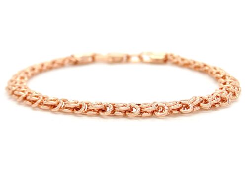 Rose Gold Interweaving Chain Bracelet