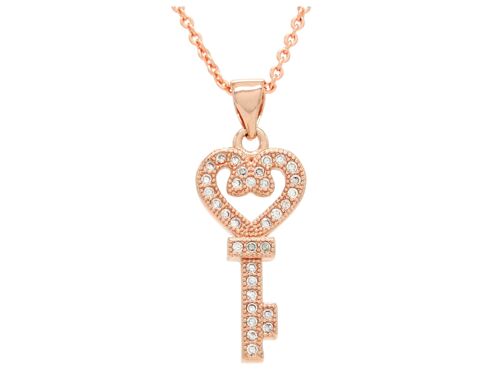 Rose Gold Key Necklace