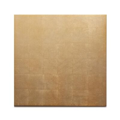 Silver Leaf Chic Matte Placemat Gold