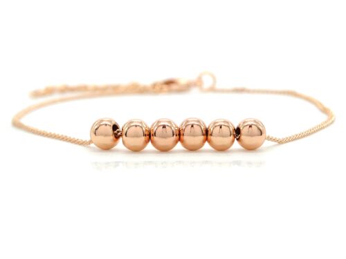 Rose Gold Bead Chain Bracelet