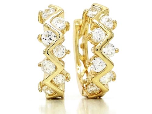 Gold Designer Hoop Earrings