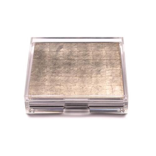 Placebox Clear Silver Leaf Chic Matte Champagne