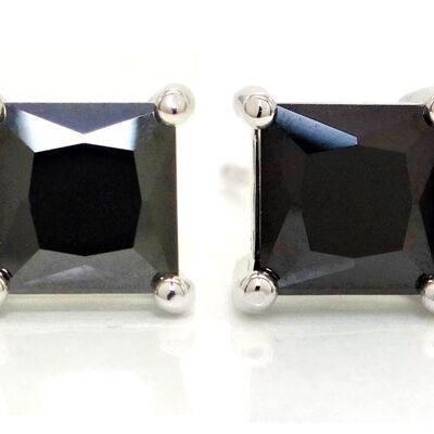 Black Moonstone Princess Earrings