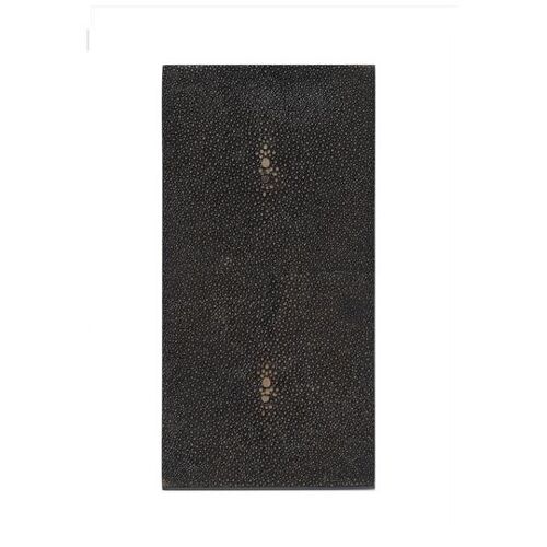 Double Coaster Faux Shagreen Chocolate