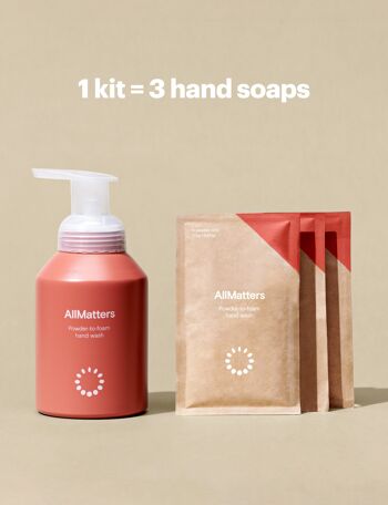 Kit de démarrage pour le lavage des mains AllMatters 2