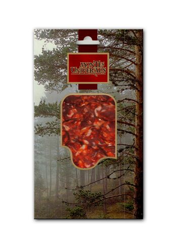 Chorizo Cular de Sanglier Tranché Montes Universales (100g) 1