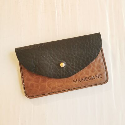 Black and Brown Bubble Card Holder