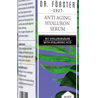 ANTI AGING HYALURONIC SERUM