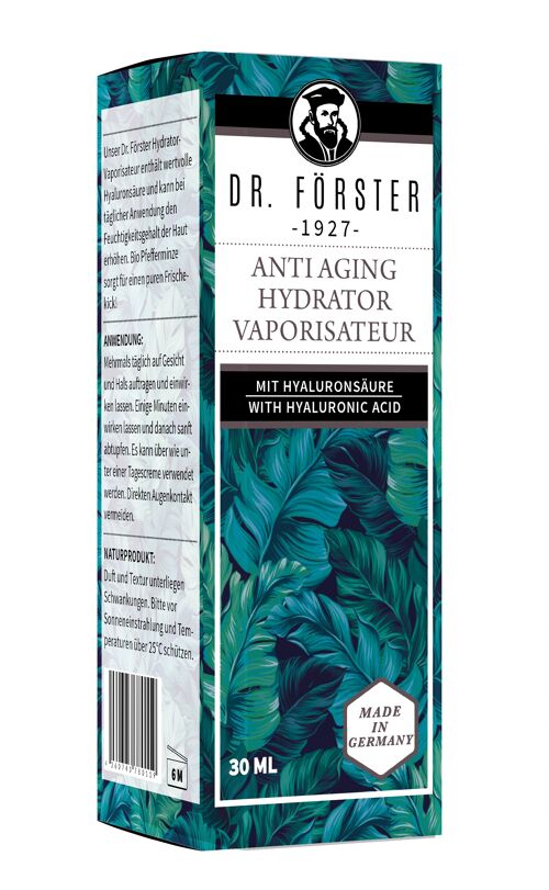 Anti aging hydrator vaporisateur