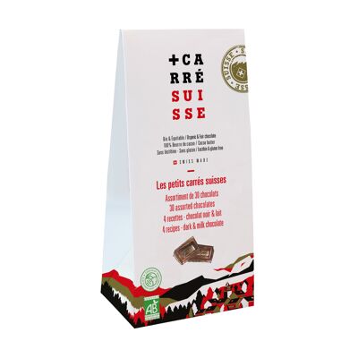 Box of Neapolitans (30 small individual squares of 4 recipes), ORGANIC & fair trade, 132g