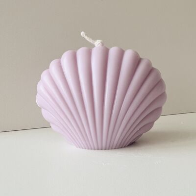 Lilac Shell Candle